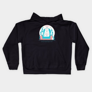 Champion Cat (Motivational and Inspirational Quote) Kids Hoodie